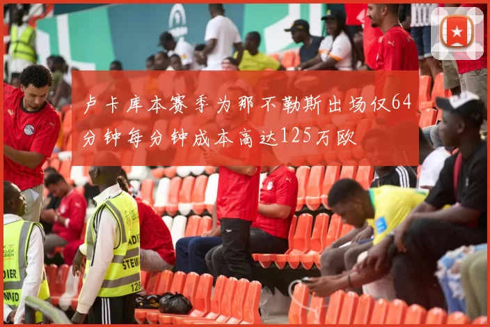 卢卡库本赛季为那不勒斯出场仅64分钟每分钟成本高达125万欧